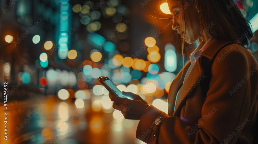 Smartphones & Street Smarts: Businesswoman Books a Safe Ride Home