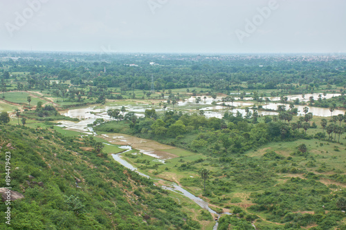 aerial view of the city