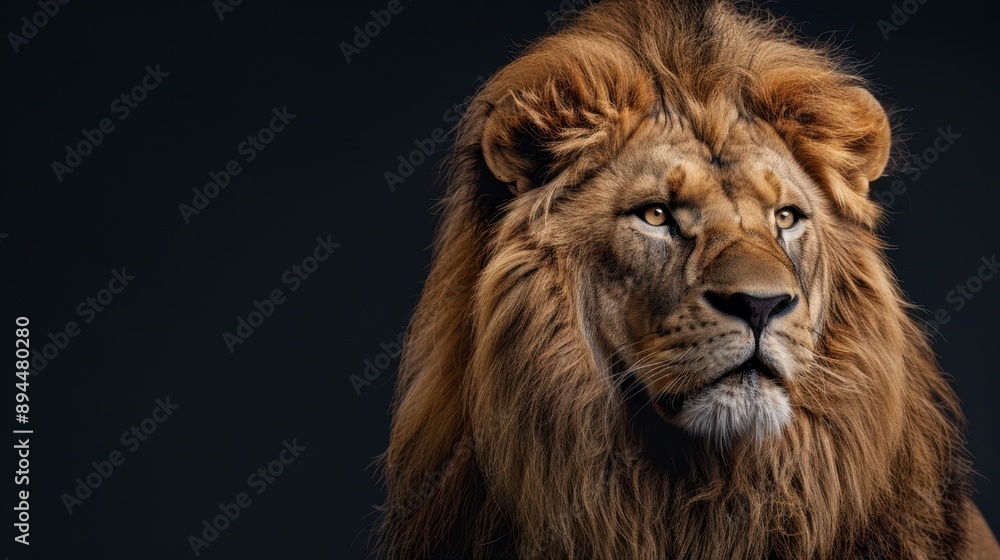 Fototapeta premium The Majestic Lion Portrait