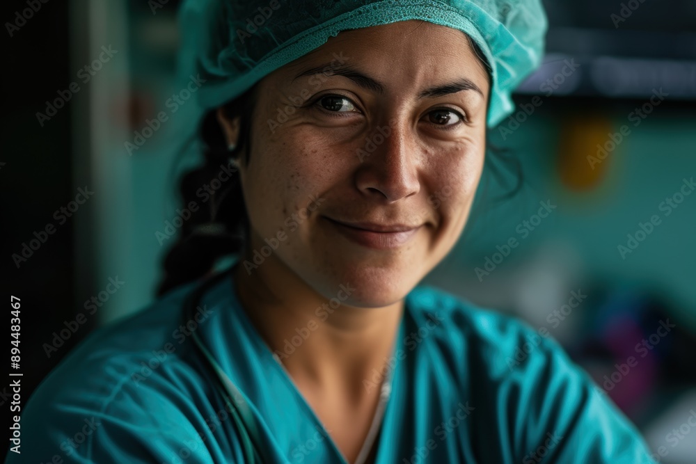portrait of a smiling medical professional portrait of a smiling medical professional