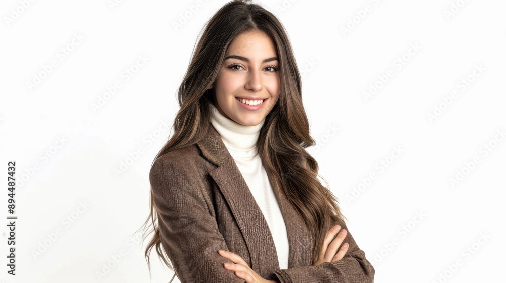The confident young businesswoman The confident young businesswoman