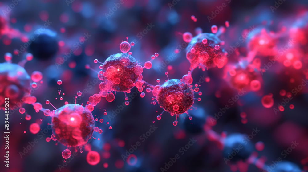 Detailed 3D visualization of collagen's triple helix structure, highlighting amino acids and its crucial function in skin repair and elasticity for health and beauty studies. Detailed 3D visualization of collagen's triple helix structure, highlighting amino acids and its crucial function in skin repair and elasticity for health and beauty studies.