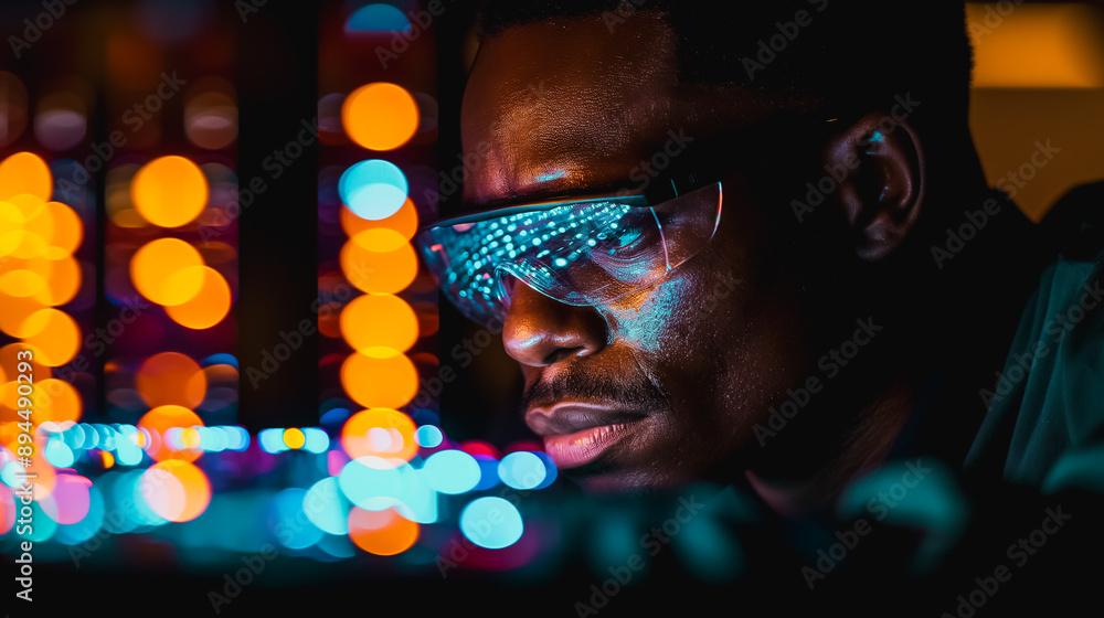 Technician in a lab extracting DNA samples for forensic purposes, highlighting the role of biotechnology in forensic science. Technician in a lab extracting DNA samples for forensic purposes, highlighting the role of biotechnology in forensic science.