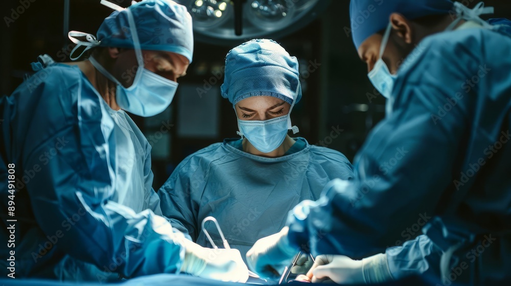 Surgeon performing intricate operation with focus, dedication, medical expertise, photo realistic, healthcare, commitment, skill Surgeon performing intricate operation with focus, dedication, medical expertise, photo realistic, healthcare, commitment, skill