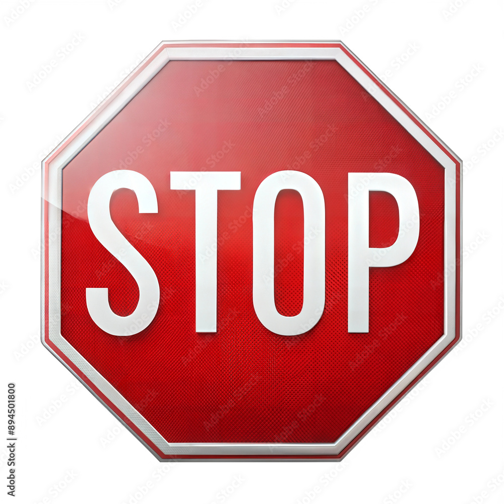 Stop sign icon symbolizing caution and regulation Stop sign icon symbolizing caution and regulation