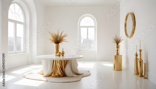 Photo interior modern design room 3d illustration