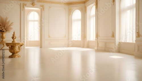 Photo interior modern design room 3d illustration