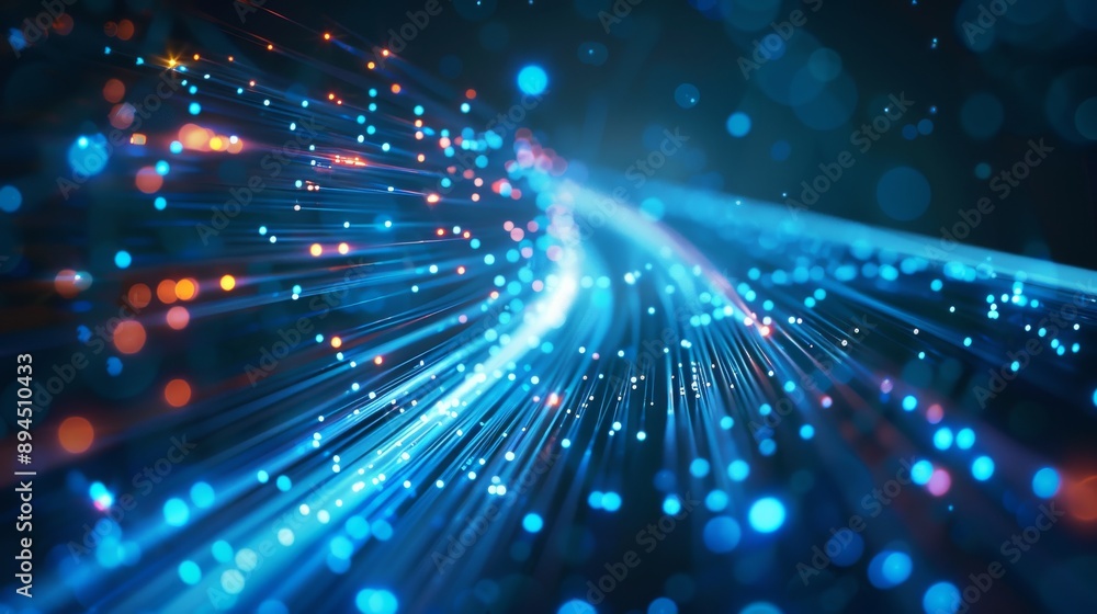 Hintergrundbild zum Thema Datenautobahn oder Datenübertragung mit Glasfaser Hintergrundbild zum Thema Datenautobahn oder Datenübertragung mit Glasfaser