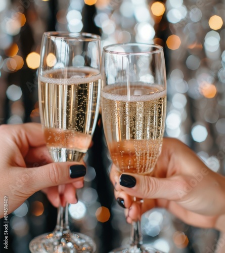 Champagne Toast at a Party