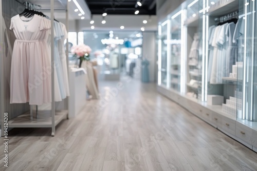 Empty Boutique Aisle