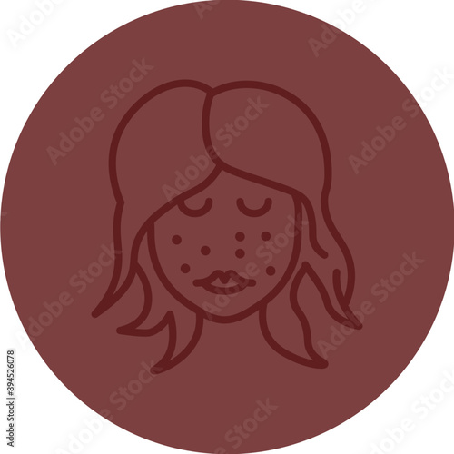 Exfoliation Methods Vector Line Maroon Circle Maroon