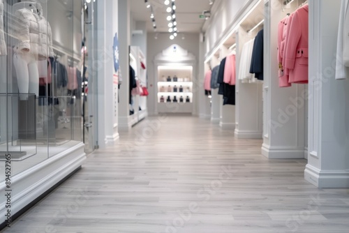 Empty Boutique Aisle