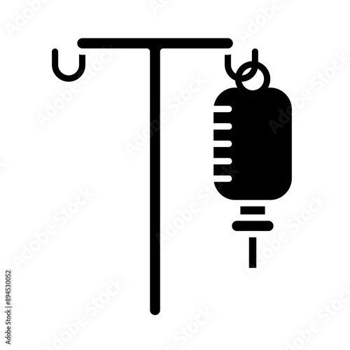 IV Drip glyph icon