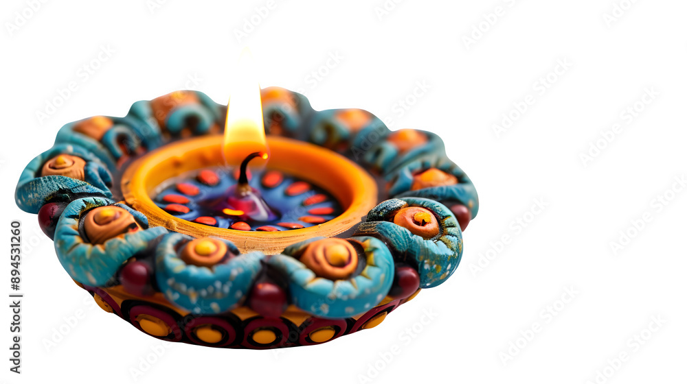 Miniature Day of the Dead Candle Holder, Ornate and Colorful Tribute for Mexican Celebration, Intricate and Festive Cultural Decoration, png file, isolated on white Miniature Day of the Dead Candle Holder, Ornate and Colorful Tribute for Mexican Celebration, Intricate and Festive Cultural Decoration, png file, isolated on white