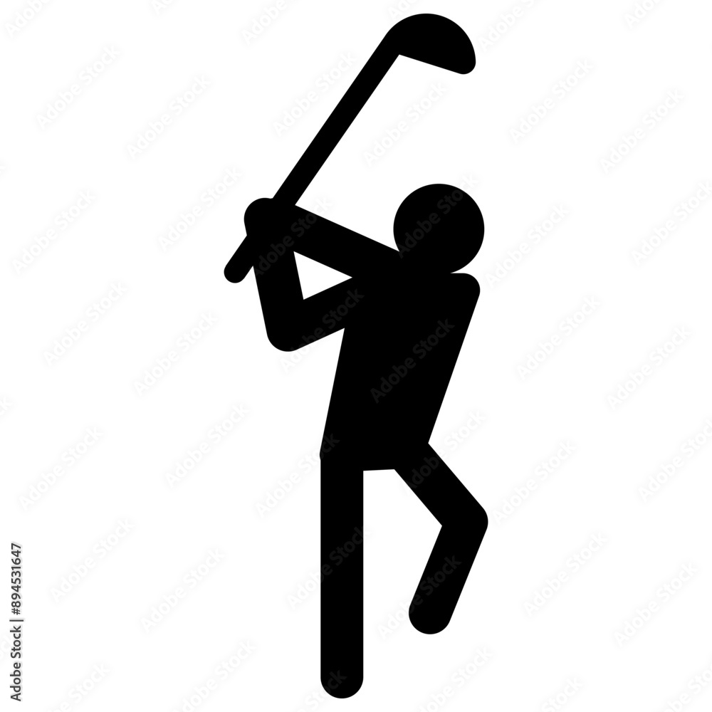 Golf Player icon vector illustration graphic design Golf Player icon vector illustration graphic design