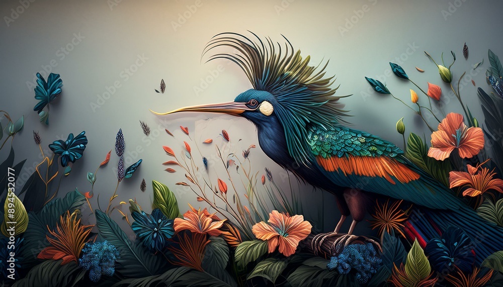 Obraz premium bird on a branch