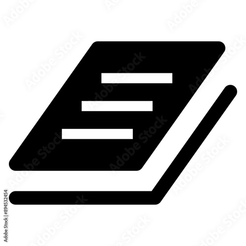 Paper icon vector illustration graphic design