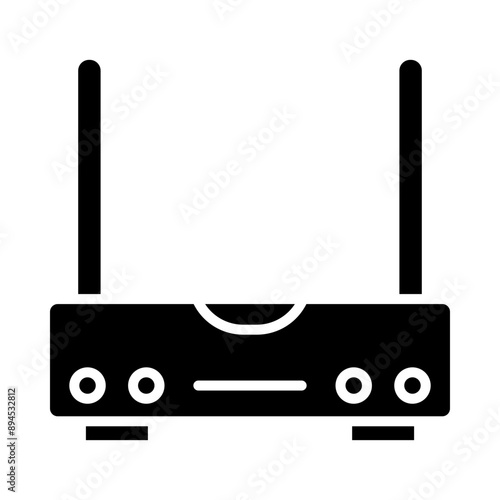 Modem glyph icon
