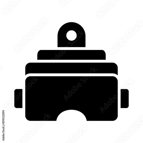 VR Headset glyph icon