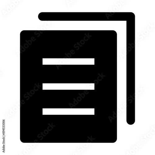 Document icon vector illustration graphic design