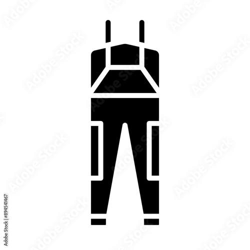 Waders glyph icon