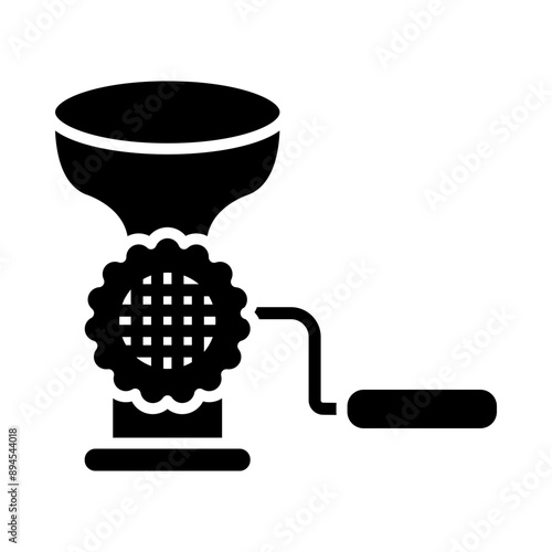 Meat Grinder glyph icon