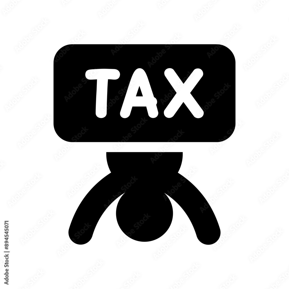 Tax icon vector illustration graphic design Tax icon vector illustration graphic design
