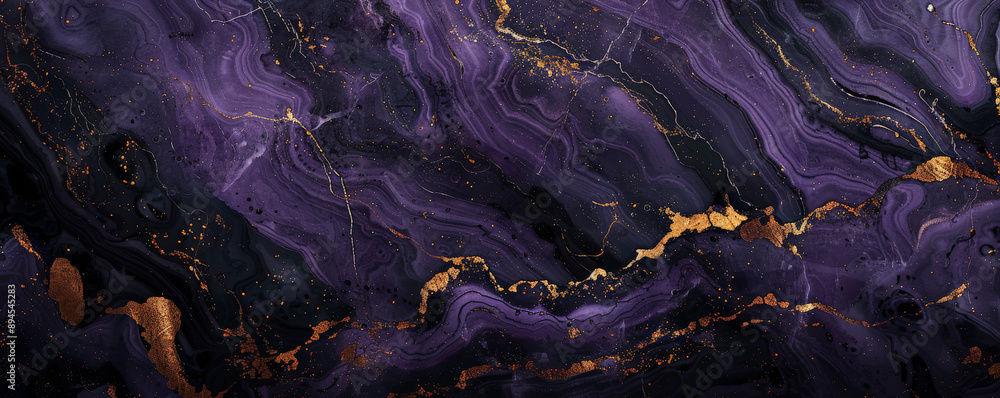 The background of a bold purple onyx marble texture, featuring dramatic black and gold veining. Perfect for use in high-end fashion branding, striking interior decor, or unique digital art projects. The background of a bold purple onyx marble texture, featuring dramatic black and gold veining. Perfect for use in high-end fashion branding, striking interior decor, or unique digital art projects.