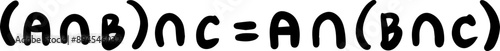 Law of the algebra of sets