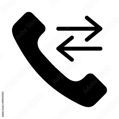 Call Transfer glyph icon