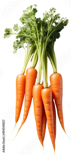 Carrot isolated on transparent background