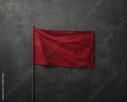 Red flag symbolism showcases the impactful and significant role of red flags in artistic expression.