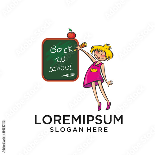 vector image of a student wanting to learn