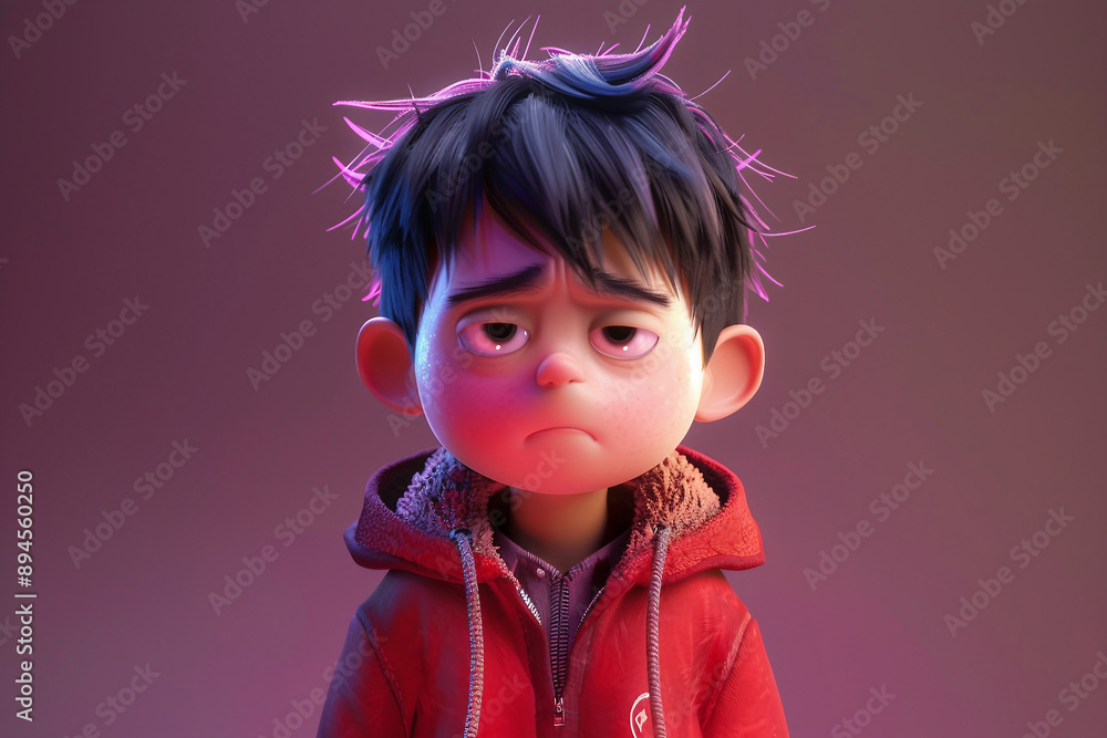 Creative 3d illustration of cartoon character funny man personnage created with generative AI Creative 3d illustration of cartoon character funny man personnage created with generative AI