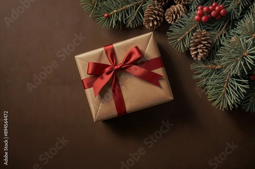 Christmas greeting card decoration