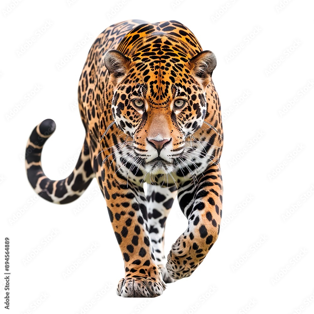 jaguar on white background jaguar on white background
