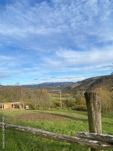 landscape in the mountains, Slovakia, Kysuce