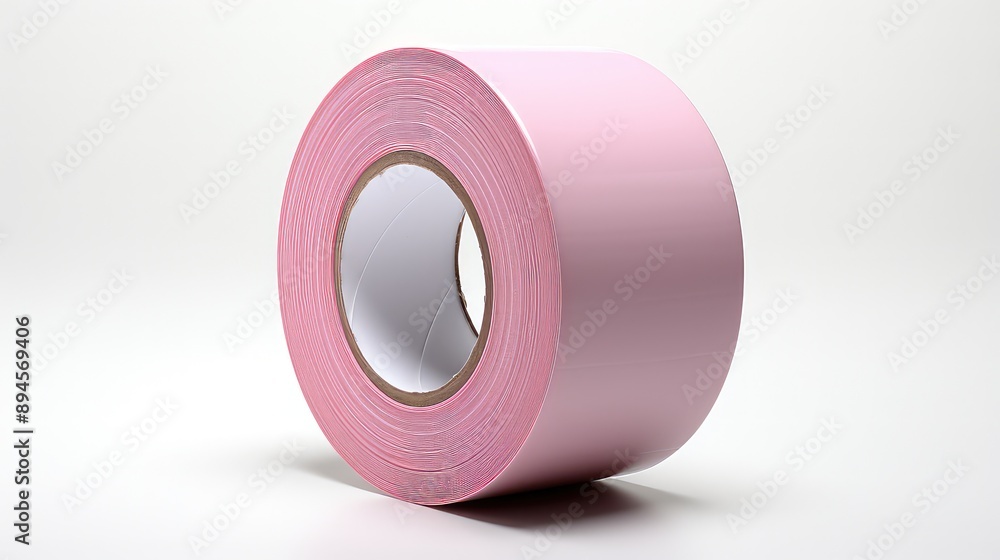 Roll of pink tissue Roll of pink tissue