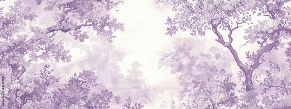 Autumn floral pattern white and light purple. Autumn floral pattern white and light purple.