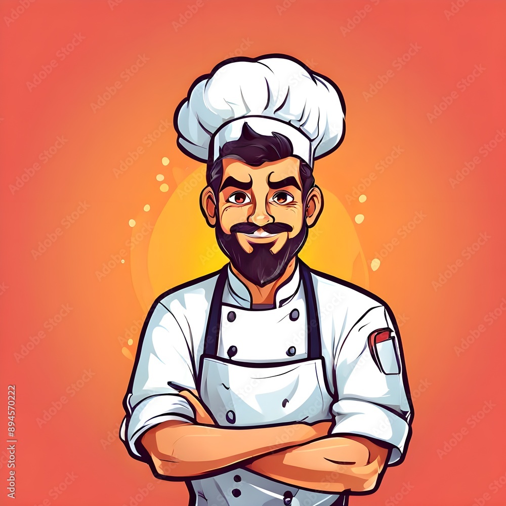 cartoon chef vector cartoon chef vector