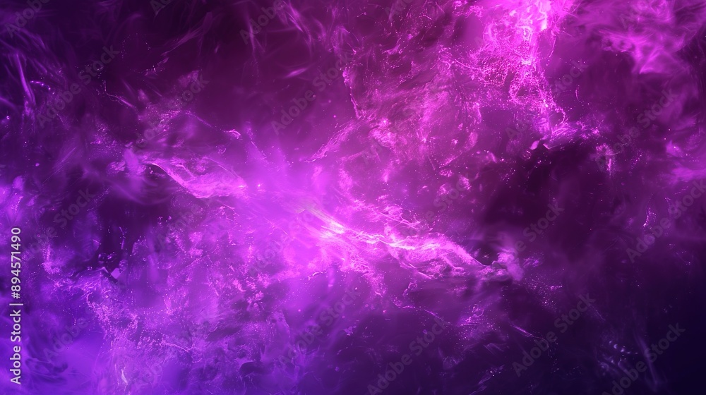 Fototapeta premium Simple Thumbnail Background Wallpaper in Neon Purple and Pink Shades with Cinematic Quality