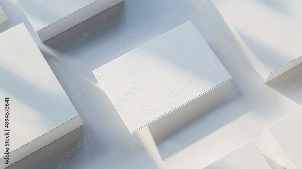 Blank business cards on light background Blank business cards on light background