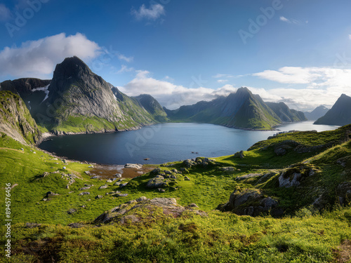 lake in the mountains