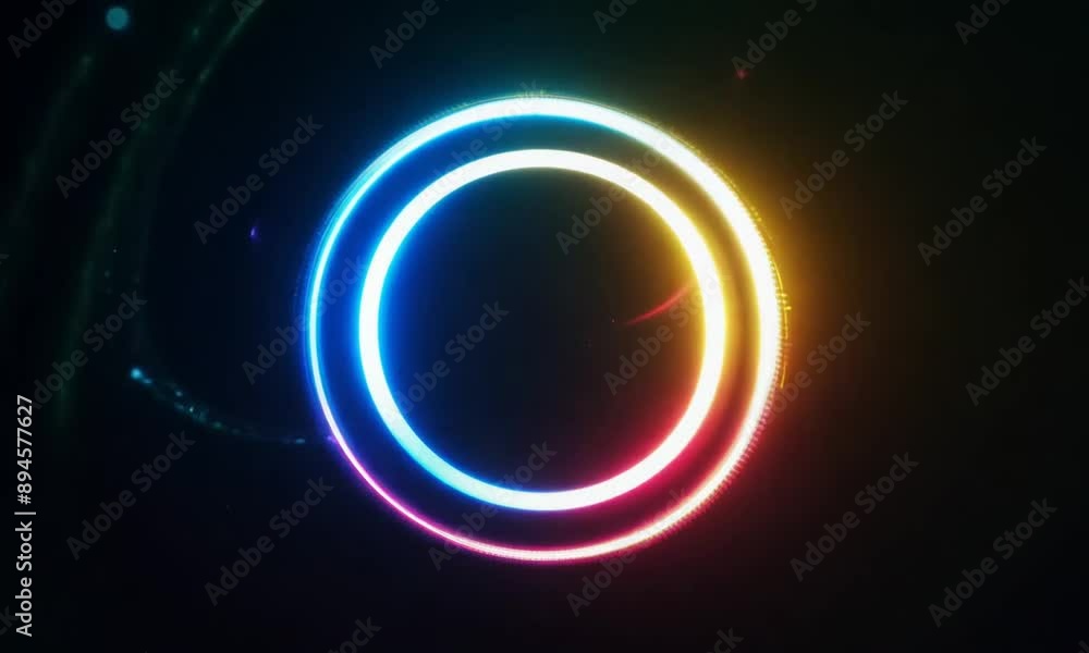 Mesmerizing Loop of Colorful Glowing Light Beams: Hypnotic Visual Effect Mesmerizing Loop of Colorful Glowing Light Beams: Hypnotic Visual Effect