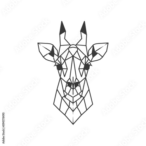 geometric interpretation of a giraffe head
