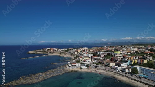 Wallpaper Mural aerial view of residential area in barcelona, spain. Canal Area Torontodigital.ca