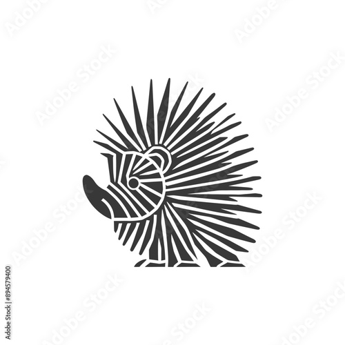 prickly friend with a striking silhouette