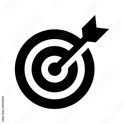 Aim, target icon vector illustration graphic design