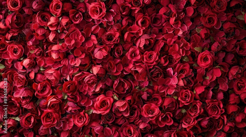 lush red rose wallpaper creating a romantic and opulent backdrop perfectly arranged blooms showcase velvety petals and rich textures ideal for luxury product photography or elegant interior design lush red rose wallpaper creating a romantic and opulent backdrop perfectly arranged blooms showcase velvety petals and rich textures ideal for luxury product photography or elegant interior design