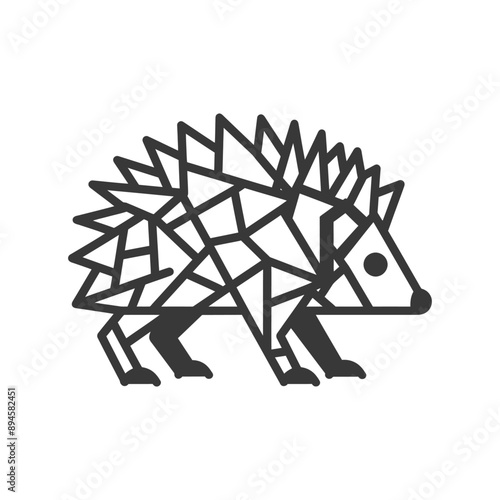 Geometric hedgehog a prickly friend